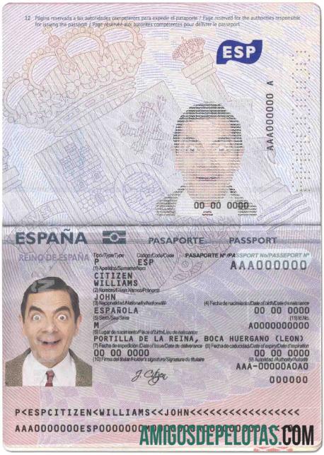 Passaporte espanhol (2015 – presente) baixar para verificação